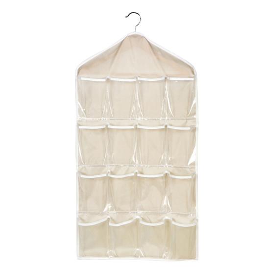 Candy Color 16 kieszeni siatkowych przezroczysta bielizna skarpetki torba do przechowywania wiszący woreczek