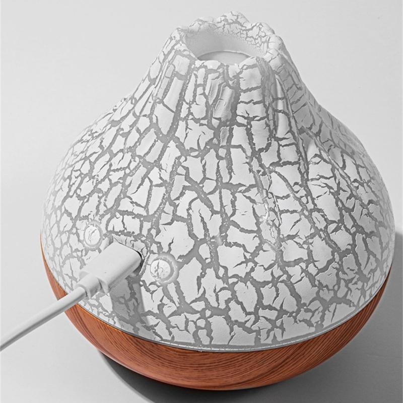 Fashion Volcano Designs Protable Humidifier 300ml Capacity Suitable for Dry Climates Enhances Indoor Air Quality