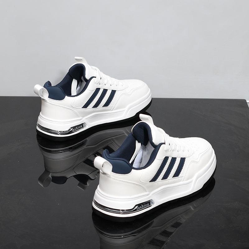 Spring and Summer Breathable New Casual Shoes Board Shoes Three Bars Classic Platform Shoes 2