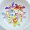 10 PEZZI Nuova Resina Cartone Animato Carino Serie Libellula Dorso Piatto Decorazione Casa Fai da Te Artigianato Scrapbooking Accessori Gioielli
