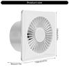 Low Noise Ventilation Fan Window Ceiling Wall Mounted Vent Fan 4inch Exhaust Fan for Toilet, Office, Kitchen Enduring