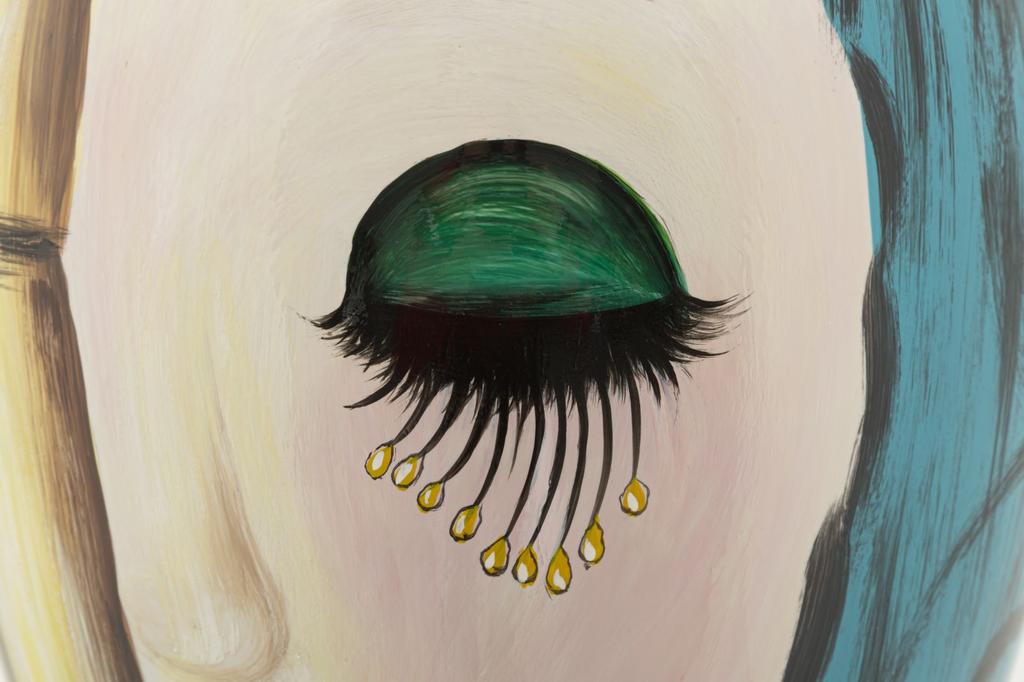 Vase Art Face Cm Ø 28X50