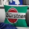 Burstner Cushion Cover Car Throw Pillow Case For Sofa Car Christmas Gift 40x40cm 45x45cm