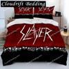 Slayer Heavy Metal Band Musik Bettdecke Bettwäsche-Set, Bettbezug Bett-Set Steppdeckenbezug Kissenbezug, King Queen Size Bettwäsche-Set Geschenk0