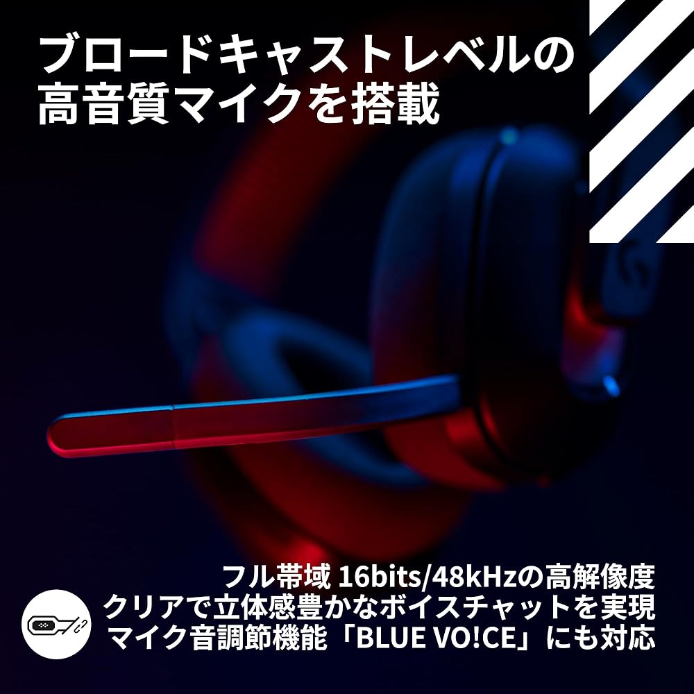 Logicool G ASTRO A20X-BK Lightweight Gaming Headset with Built-in Microphone, Bluetooth, Wired Compatibility