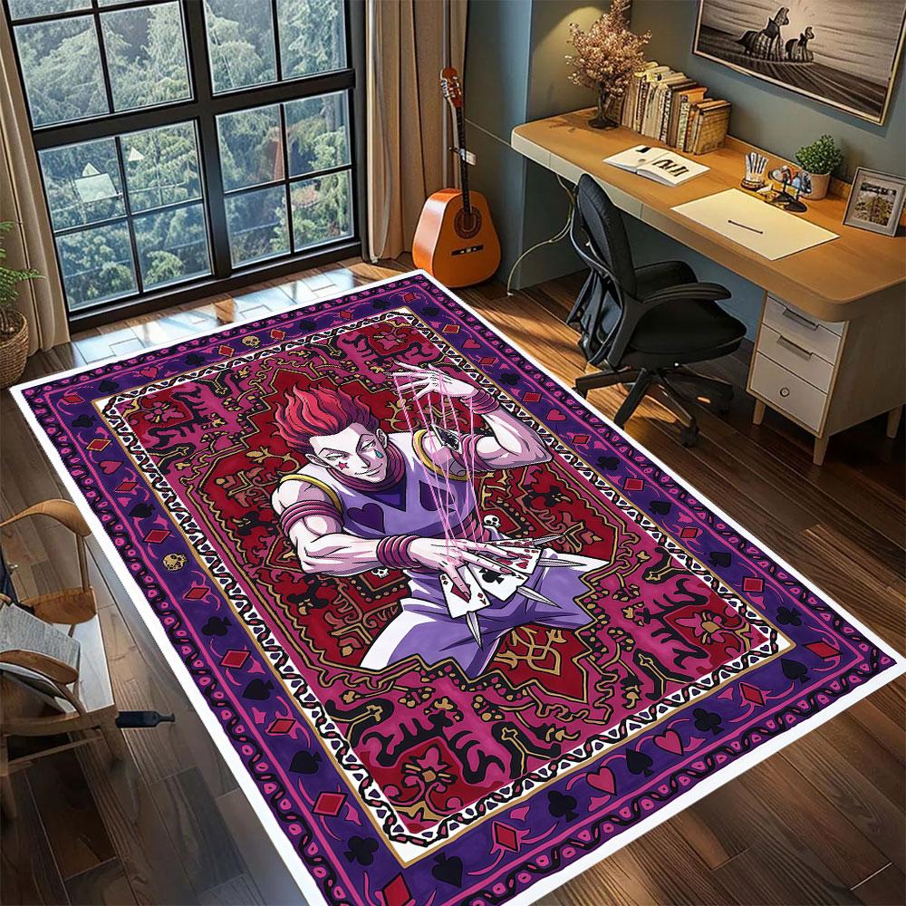 Hunter anime character Carpet for Living Room Bedroom Home Decor Cool Movie Mat Play Floor Mat