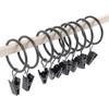 10-30Pcs Curtain Rings Clips for Curtain Hanging Photos Hats Rustproof Vintage Decoration Wire Holder Home DIY Storage Clips