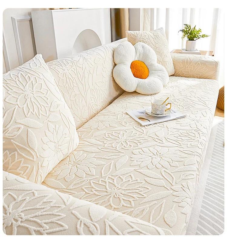 Funda de sofá gruesa funda de sofás para el hogar para decoración de sala de estar fundas de sofá elásticas ajustables para sillones funda de sofá antideslizante para asiento