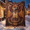 Bradford City AFC Pattern Blanket for Home Decoration, Bed, Sofa, Car Travel, Camping, Suitable for All Seasons, Birthday Christmas Gift