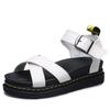 Fashion Women's Sandals 2025 New Platform Sandal Peep Toe Metal Buckle Stitch Roman Sandal Large Size Trend Casual Sport Women's Sandals
