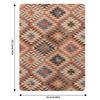 Southwestern Arizona Tribal Distressed Rug Throw Blanket Cozy Throw Blanket for Bed Sofa Chair