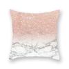 45X45CM Pink Shiny Polka Dot Alphabet Geometric Simple Pillow Cover Bed Sofa Car Office Seat Cushion  Home Decoration