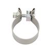 Universal Exhaust Band Seal Clamps Rustproof Muffler Clamp High Hardness for Downpipe Header