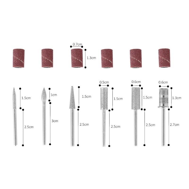 30000/35000RPM Rechargeable Nail Drill Machine Portable High Speed Electric Manicure Drill Acrylic Nail Sculpting Tools