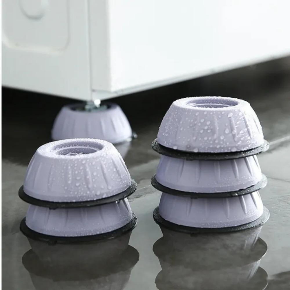 4pc Anti Vibration Feet Pads Rubber Mat Slipstop Silent Dampers Stand Universal Washing Machine Refrigerator Furniture Foot Pad