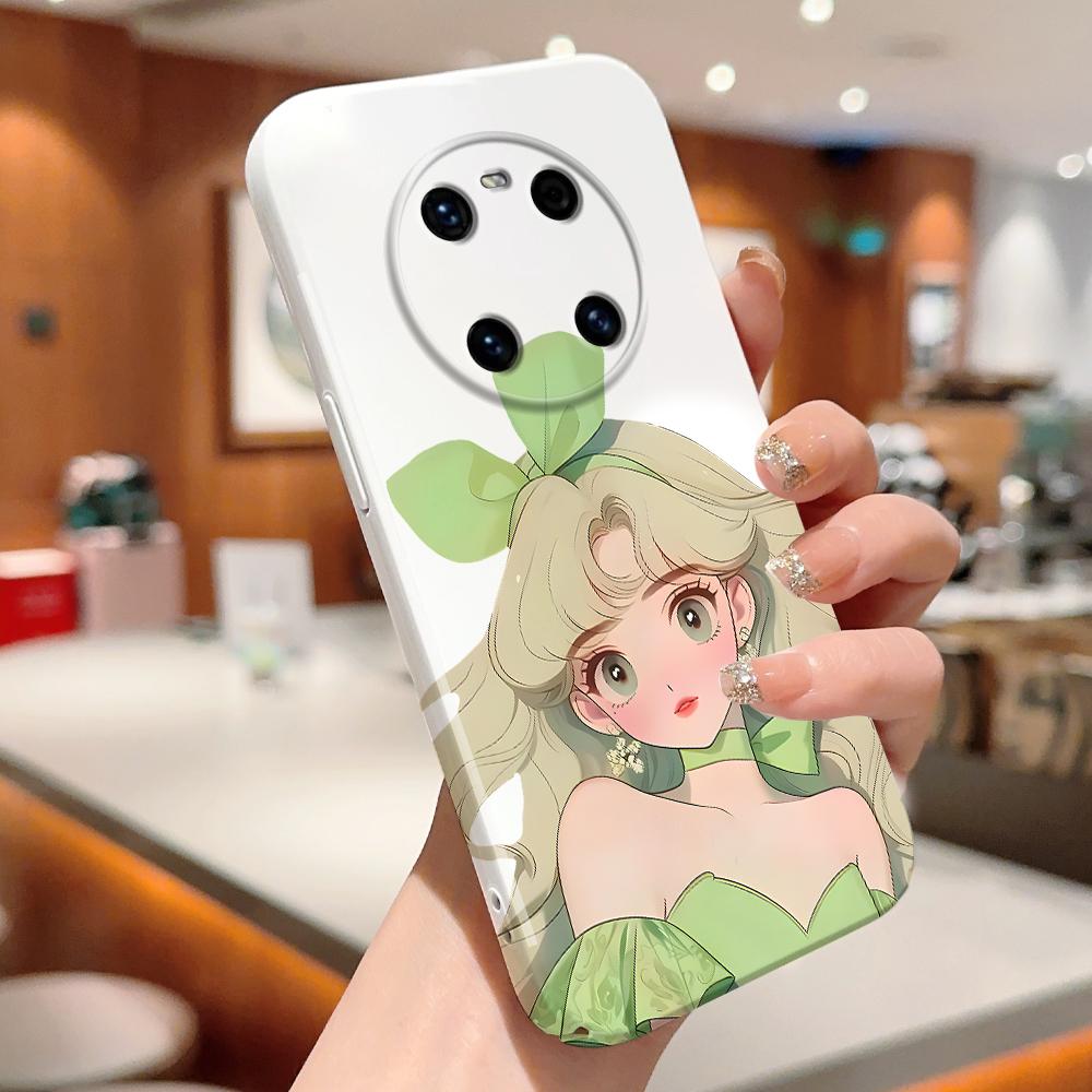 All-inclusive Film Handyhülle Cartoon Mode Design Hartschale Vollständige Abdeckung Kameraschutzhülle für iPhone Huawei Honor Vivo Google