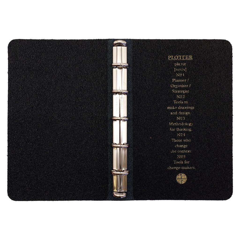 PLOTTER Mini 5 Shrink Leather Binder 11mm 77 [Black]