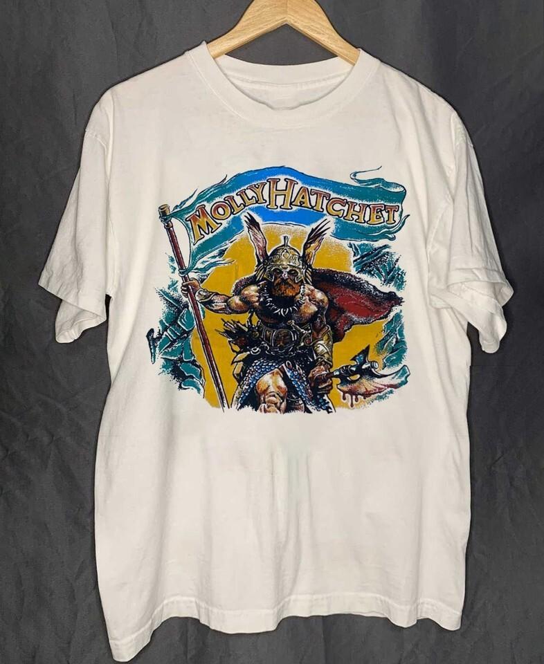 

Molly Hatchet Band ROCK TOUR Concert Short Sleeve Unisex Cotton TShirt Unisex T-Shirt S
