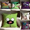 IInvader Zim Game Pillow Case Pillowcase Doublesided Printed Sofa Cushion Bedroom Headboard Pillow