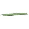 Garden Bench Cushion Leaf Pattern 180 x 50 x 7 cm Oxford Fabric