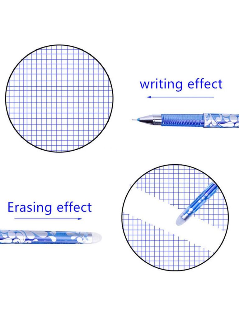 85 Pcs/Set Kawaii Erasable Pens Refill 0.5mm Gel Pen Gel Ink Stationery School Writing Supplies for Notebook Office Student