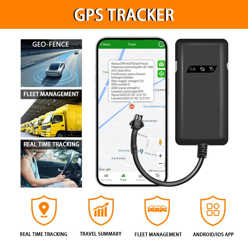 Mini Vehicle 2G Cheap Realtime Tracking Antitheft in High Quality Speed Platform GT02A GPS Car Tracker