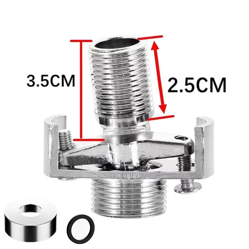 40 Degree Adjustable Wall Mounted Faucet Copper Angled Curved Foot Eccentric Screw Corner for Adjust Angle Of Intake Pipe
