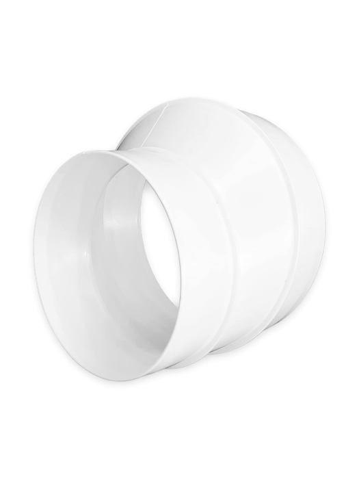 H-c vent Reducteur de tuyau de 125 a 100 mm pour tuyau de ventilation en PVC rond tuyau d'air