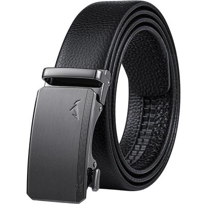 Men's First-Layer Cowhide Automatic Buckle Belt