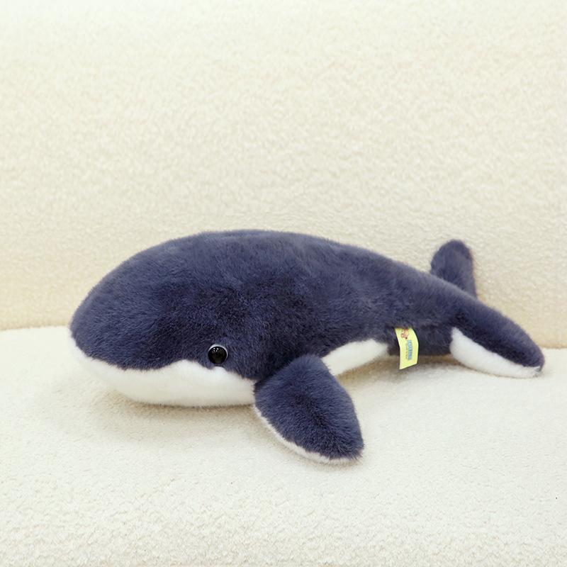 

Новая кукла-кит, декоративная подушка, плюшевая игрушка синий кит, кукла морское животное, тряпичная кукла-рыба, подарок 35 centimeters.