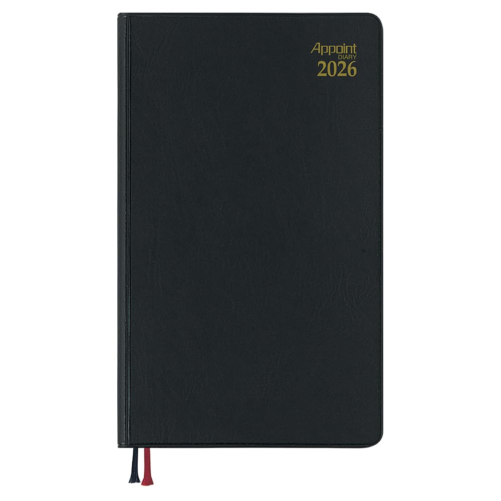 2026 Weekly Planner Appointment Schedule Black Start in March