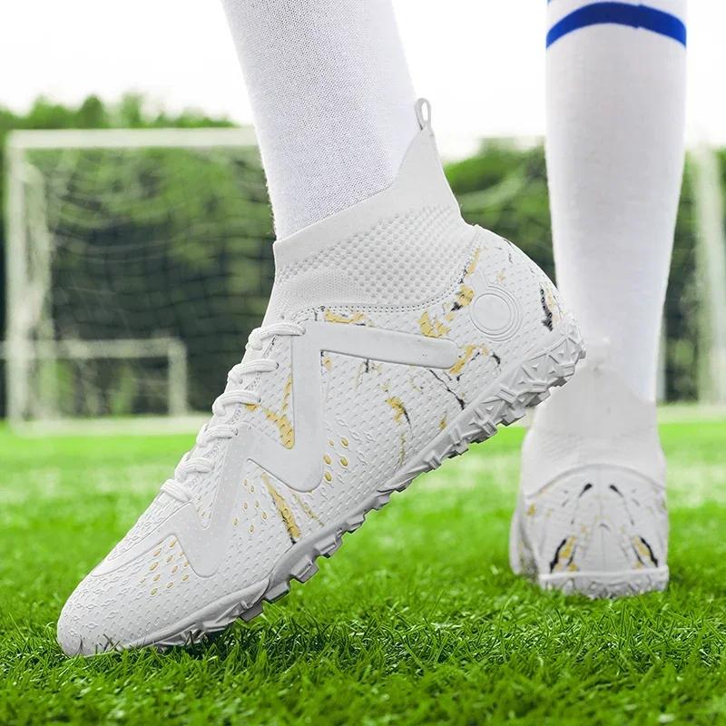 New Soccer Cleats for Men Professional Soccer Shoes Society Grass Training Original Football Boots Cleats Indoor Fast Sneakers