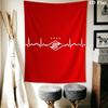 Spartak Moscow Power Wall Hanging Printed Fabric Blanket Decorative Tapestries for Bedroom Living Room Home Decor