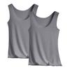 Women's Solid Color Tank Top Seamless Silk Undershirt Sleeveless Shirt