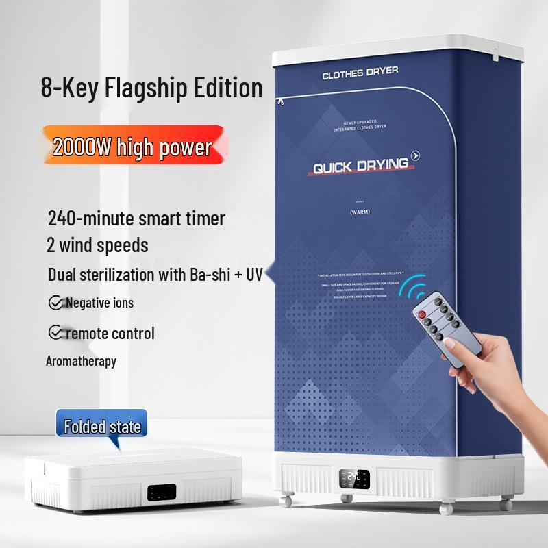 Compact Folding Portable Clothes Dryer for Home Use