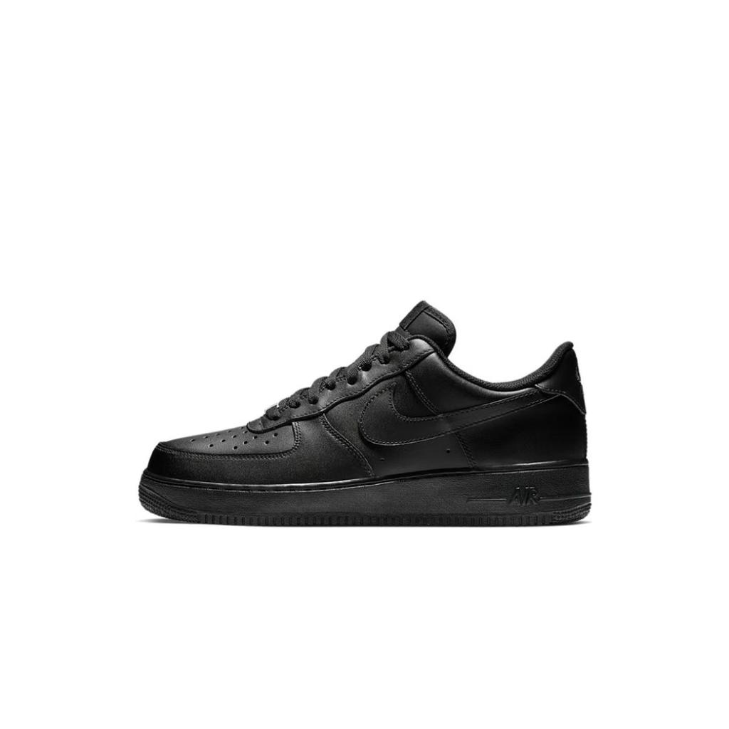 Nike Air Force 1 Rezistente la Alunecare, Rezistente la Șocuri, Rezistente la Abraziune Pantofi Skateboard Low top Unisex Negru Alb CW2288-001(Echipa719-)