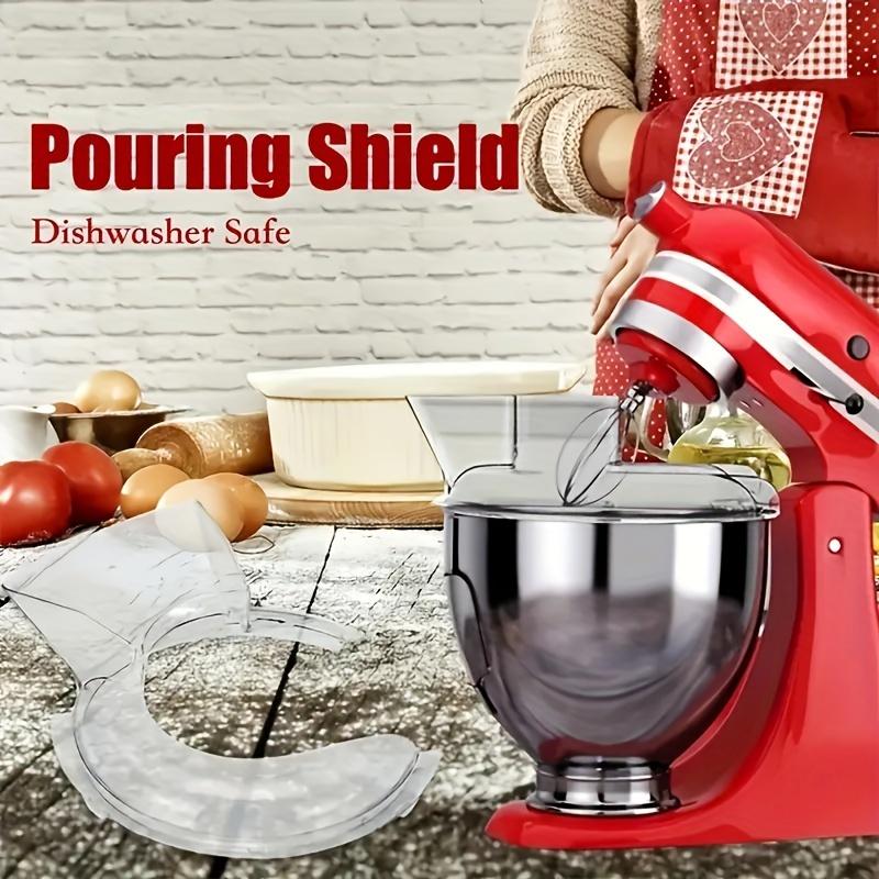 [Sicherheits-Spritzschutzhaube] Sicherheits-Spritzschutz-Gießhaube | Transparente Kipphaube für Quart-Kippkopf-Vertikalmixer - 1 Stück Schutzzubehör