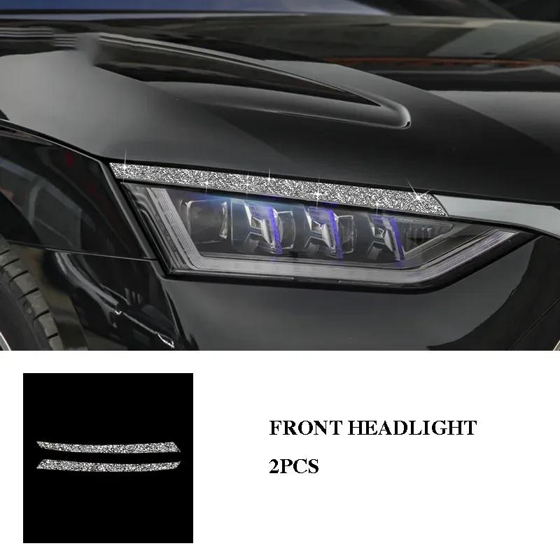 Pegatina de Modificación de Emblema Frontal y Piezas de Carrocería BYD HAN EV/DMi Decoración de Diamantes