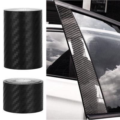 Carbon Fiber Rolls Samolepky na auto Ochrana nárazníku pro ochranu rámu oken dveří auta Hladké samolepky na auto 3M/5M