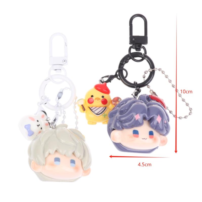 Love And Deepspace Anime Q Version Doll Pendant Keychain Mobile Ornament Backpack Decoration