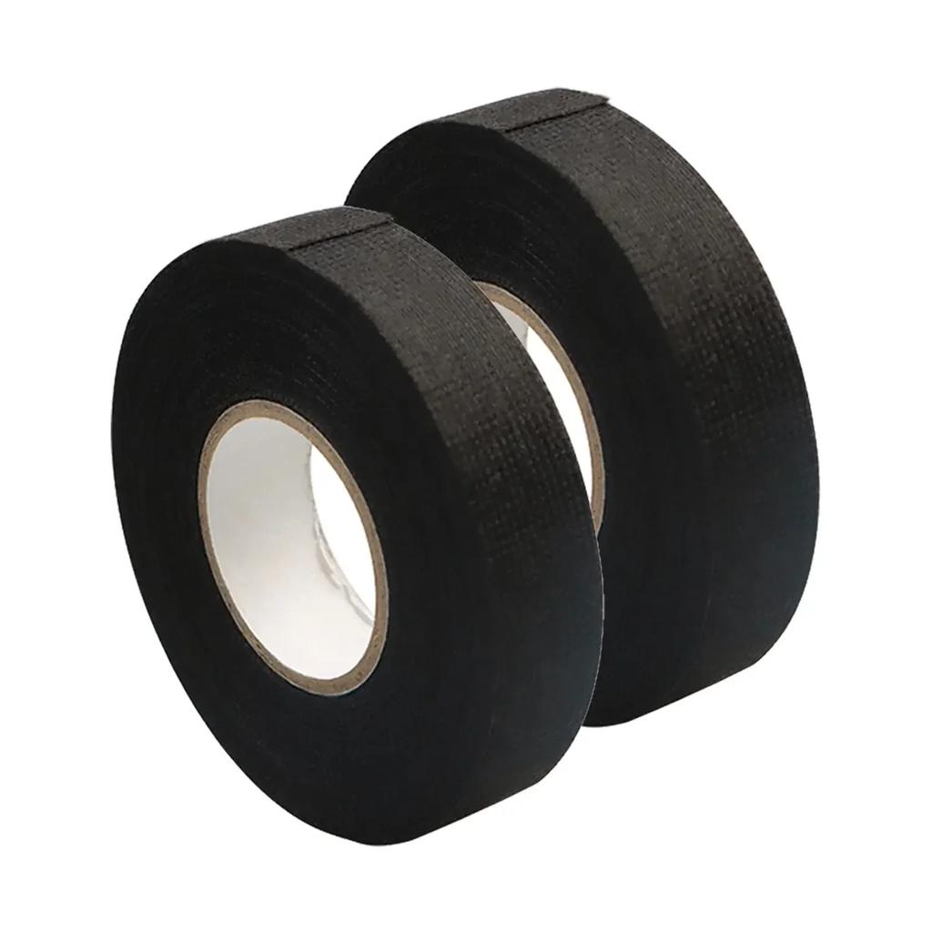 10M Electrical Tape Heat-resistant Harness Insulation Auto Wiring Fabric Cloth Wrap Waterproof Cable Organizer Adhesive Tapes