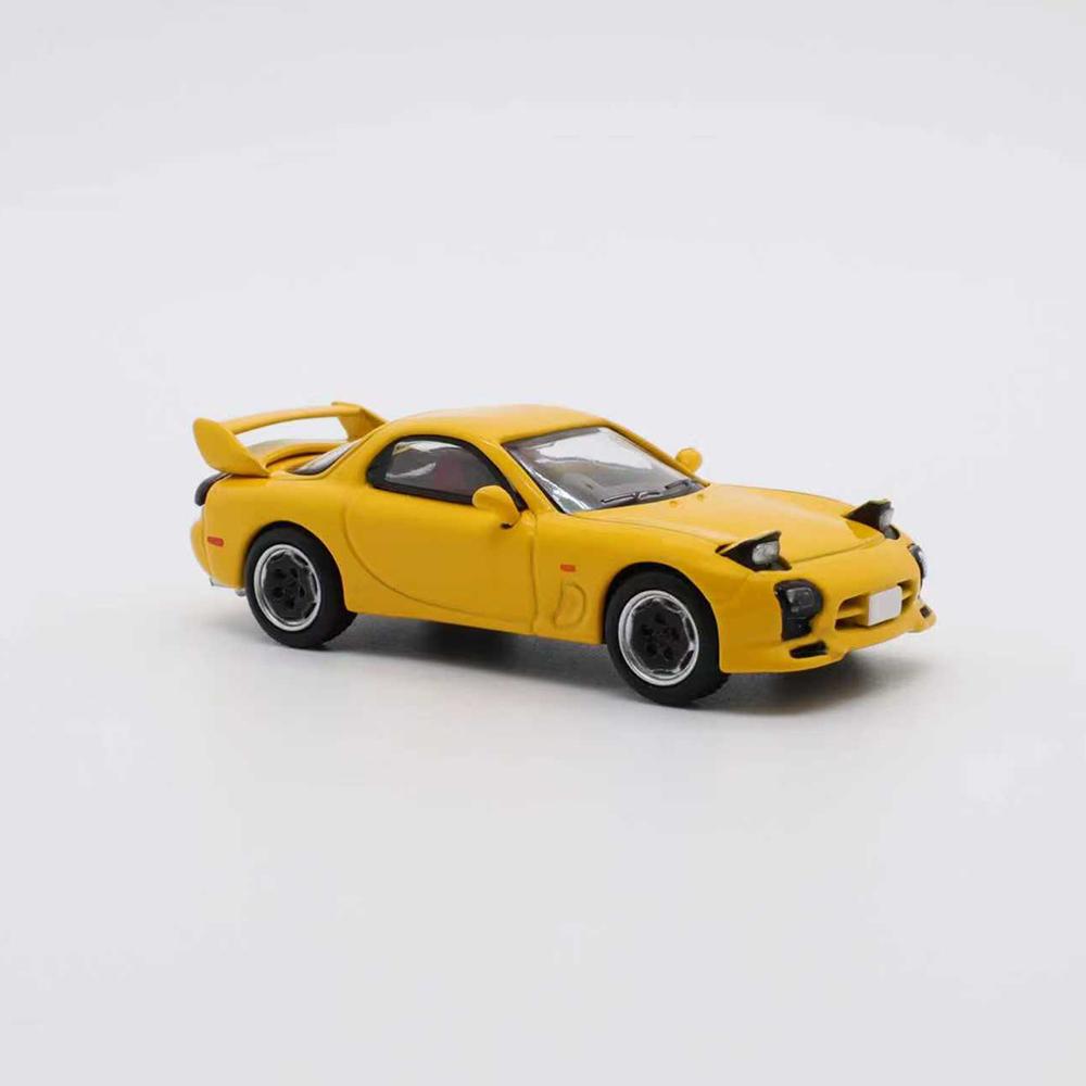 1/64 Diecast Car Model MAZDA RX-7 Cars Alloy Simulation Small-scale Car Model Miniature Toy Collection Decoration Gifts