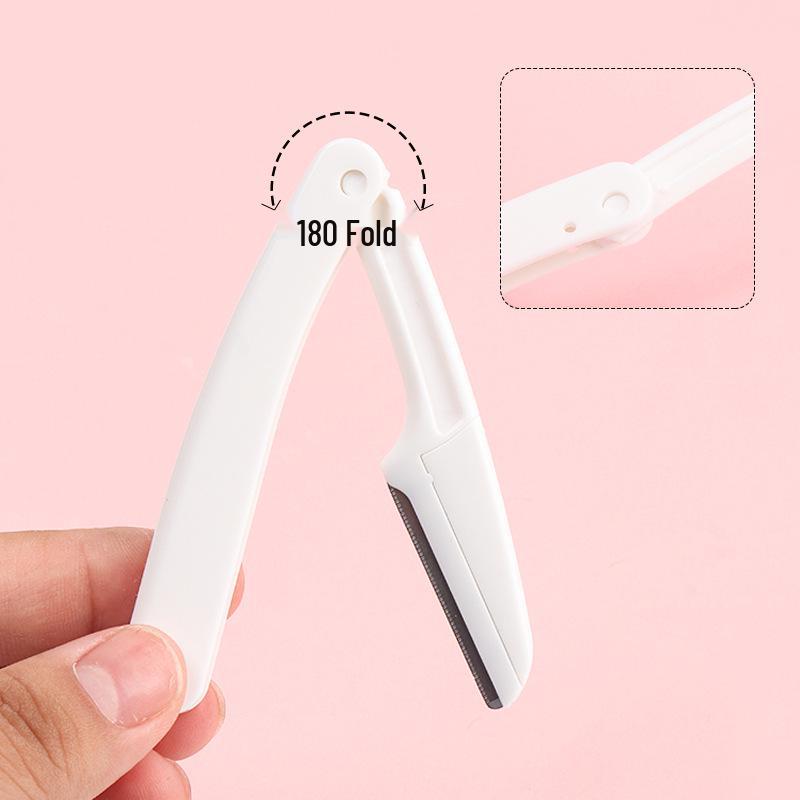 Folding Anti-Scratch Eyebrow Razor for Beginners - Daily Beauty Tool