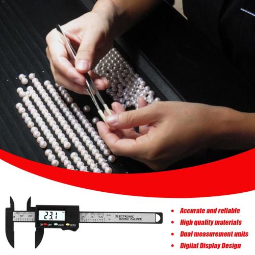 Small Digital Caliper, Practical Digital Caliper, Compact Electronic Precision Gauge Tool with Inch/Millimeter Conversion, 0-100mm Measuring Ruler, Sc