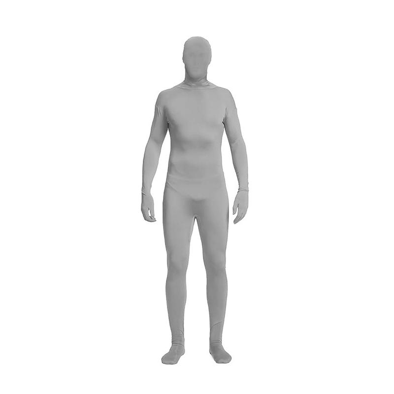 Fluorescent Color Zentai Invisible Jumpsuit Cosplay Costume Bodysuits Halloween Skin Tight Suit Stretch Disappearing Jumpsuit