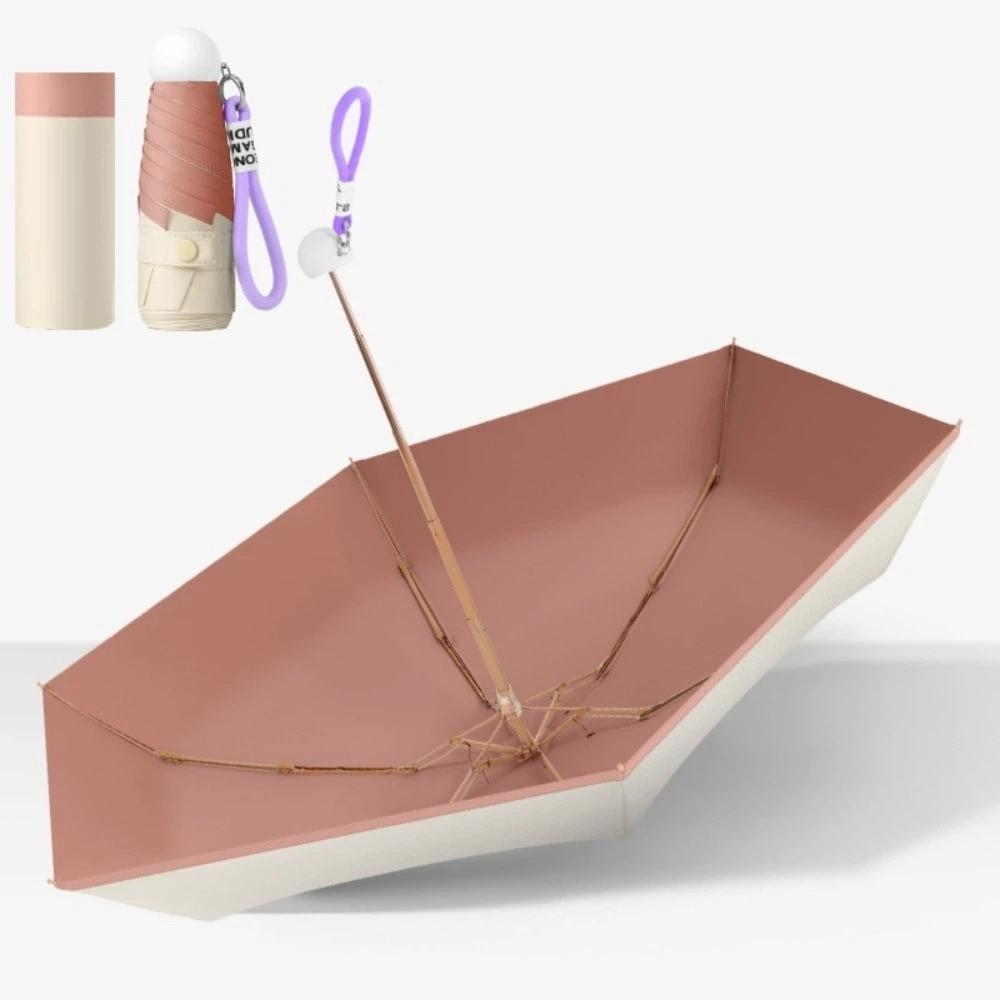 Ultraviolet Protection Pocket Parasol Folding Sun Shade Umbrella Portable Sun Umbrella  Outdoor