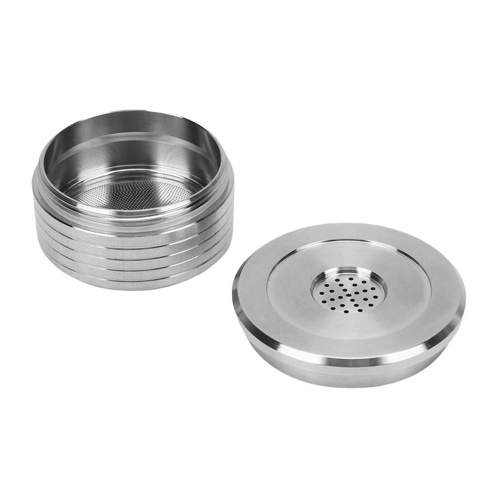 Refillable Coffee Capsule Spoon Brush Kit Fit for DELTA Q Coffee Machine Stainless Steel Reusable Coffee Pod Filter