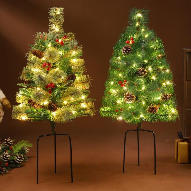 80cm PVC Mixed Pine Christmas Tree with Lights