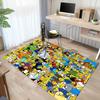 Simpsons Crowd Carpet For Playroom Bedroom Living Room Sofa Home Decorkids Game Area Rug Nonslip Floor Mat