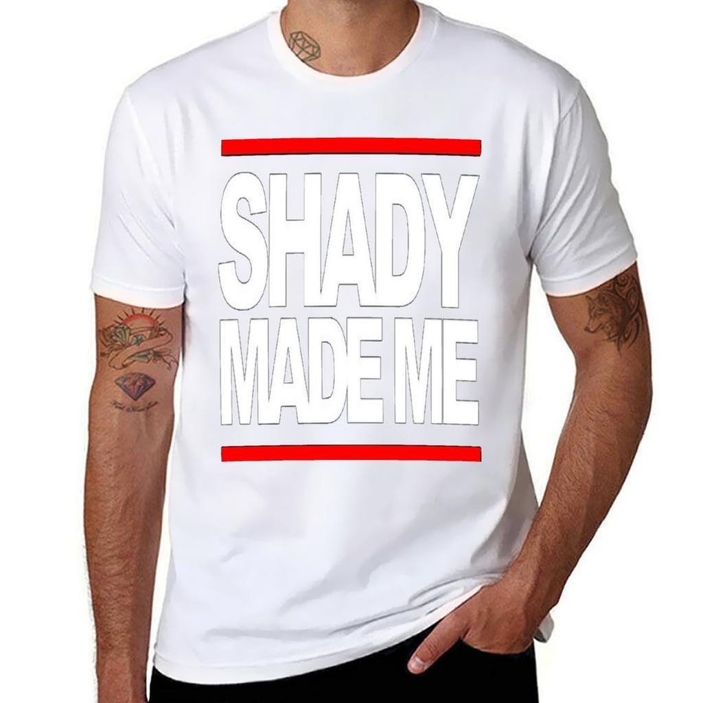shady made me TShirt Basic Plain Short Sleeve Crew Neck Tee TShirt